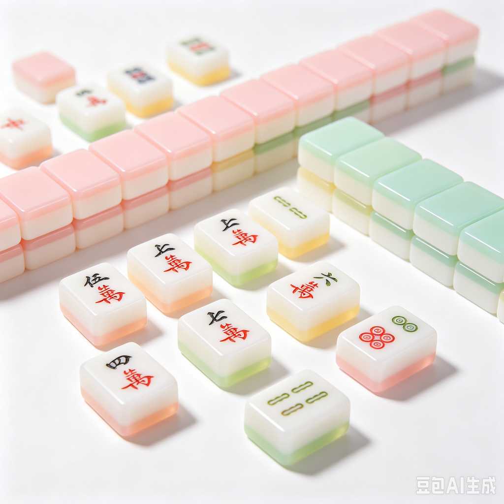 mini travel mahjong set lightweight
